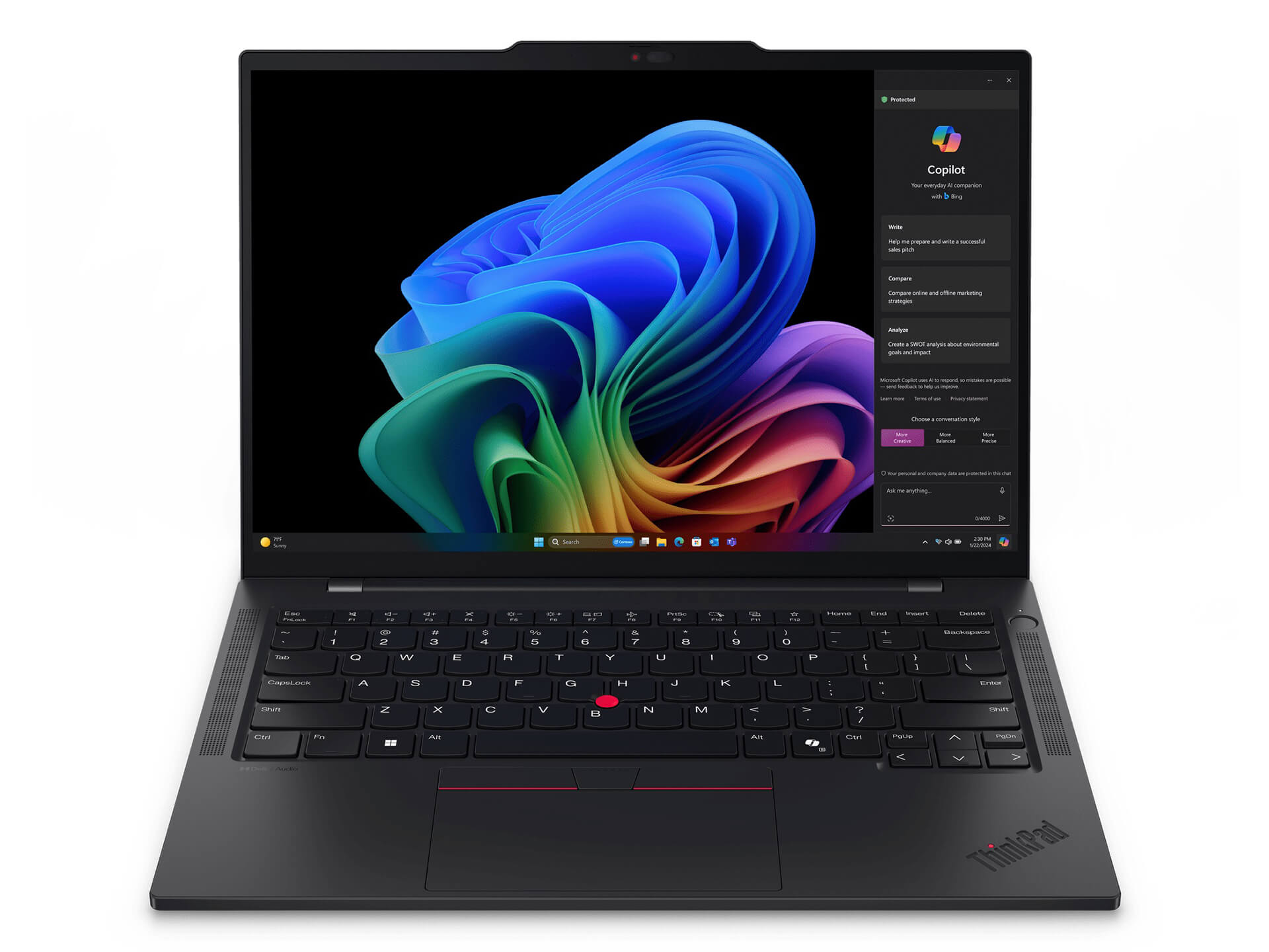 Thinkpad T14s Gen 6 Snapdragon 2024 Laptop Arm Hiệu Năng Cao Features 03