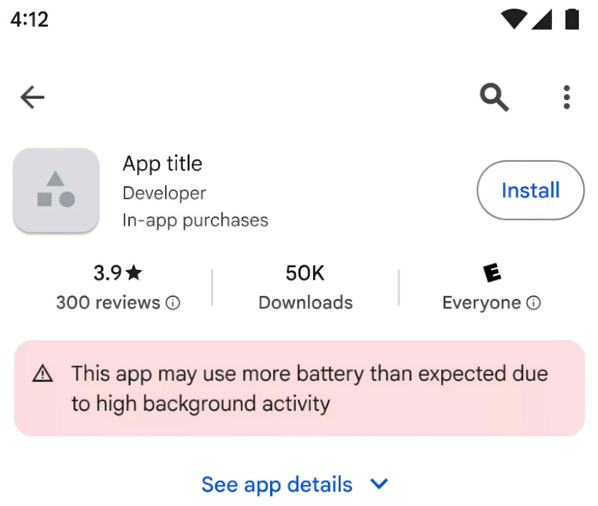 Google Play Phạt Nặng ứng Dụng Android Ngốn Pin