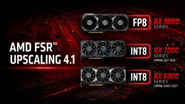 FSR 4.1 RDNA 3 có từ tháng 7, RDNA 2 phải chờ tới đầu 2027