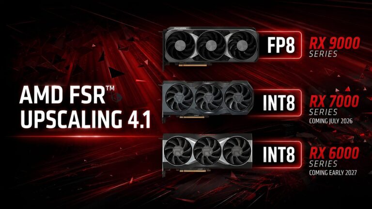FSR 4.1 RDNA 3 có từ tháng 7, RDNA 2 phải chờ tới đầu 2027