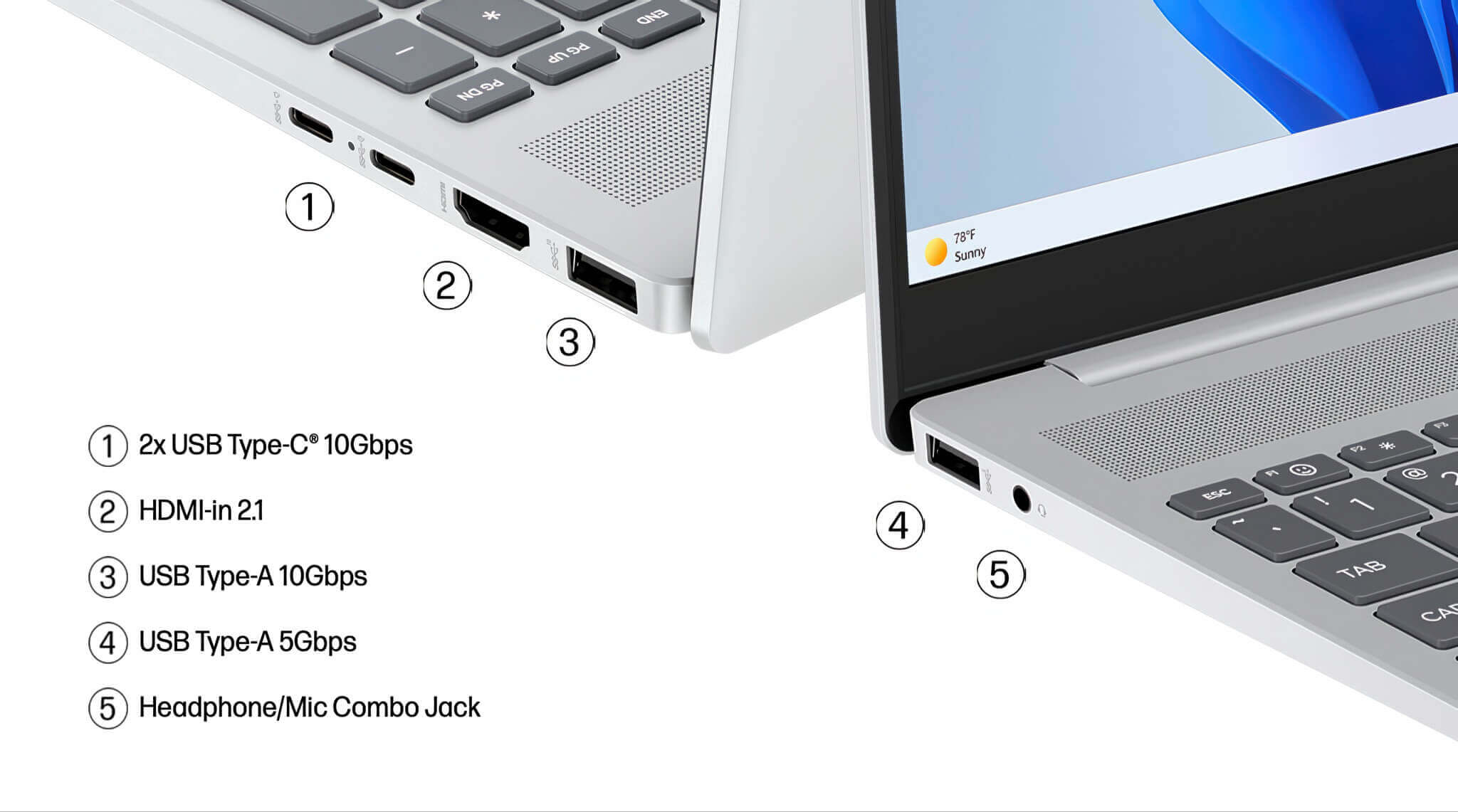 HP OmniBook 5 LaptopAI 16 inch - Kết nối đa dạng giúp bạn làm việc hiệu quả với mọi