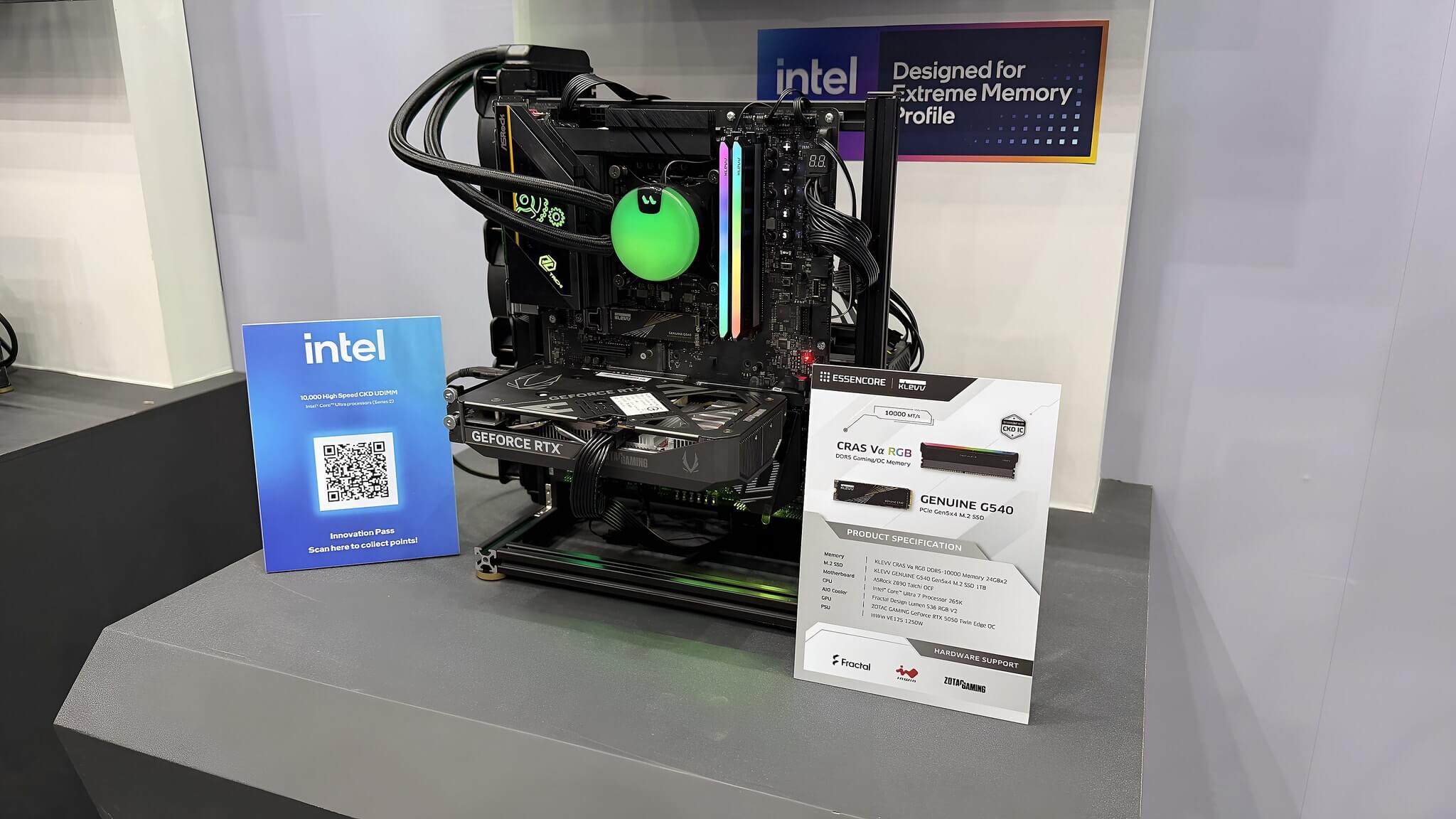 KLEVV giới thiệu RAM DDR5 tốc độ 10.000 MT/s tại Computex 2026