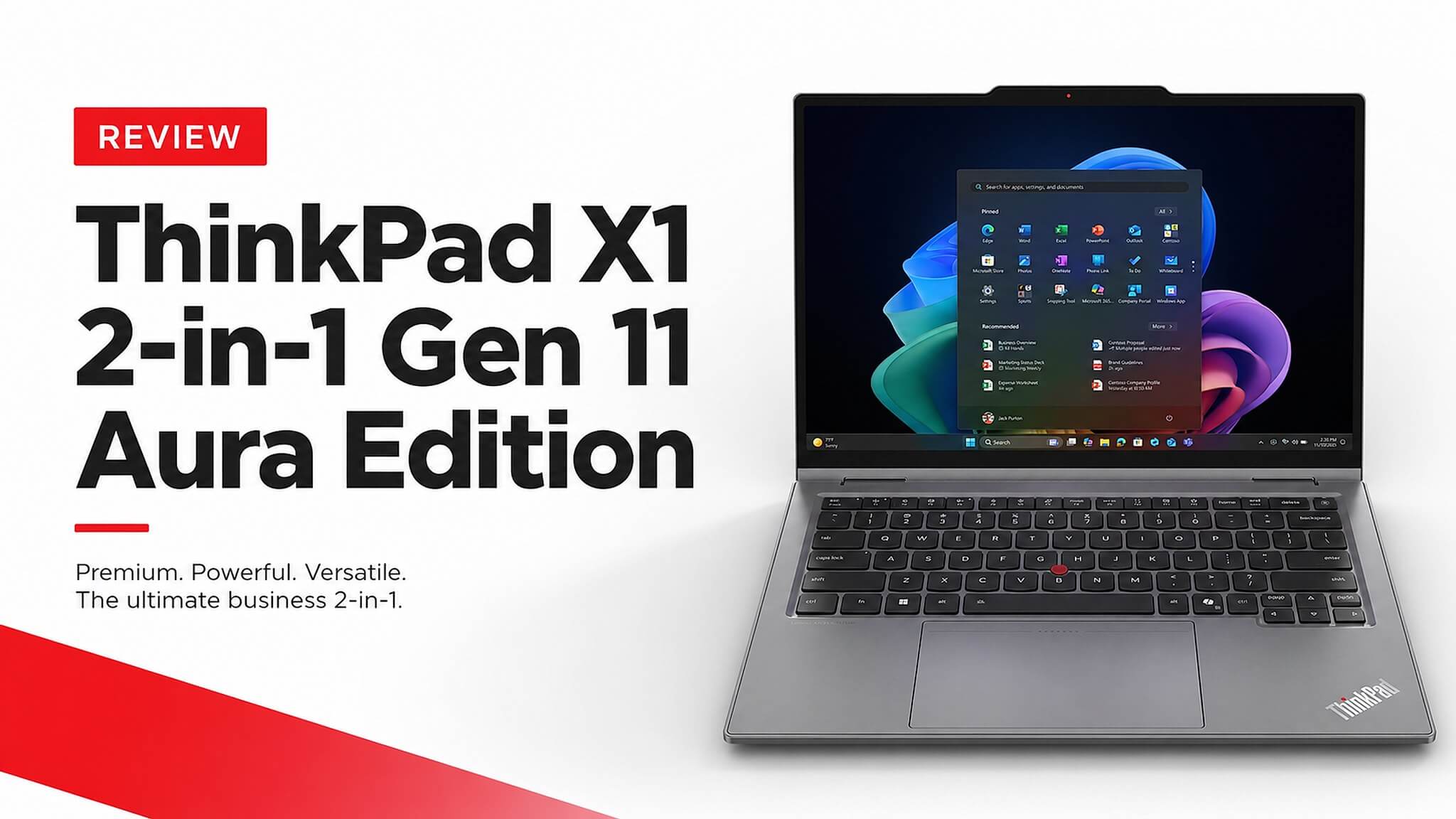 ThinkPad X1 2-in-1 Gen 11 Aura Edition Review