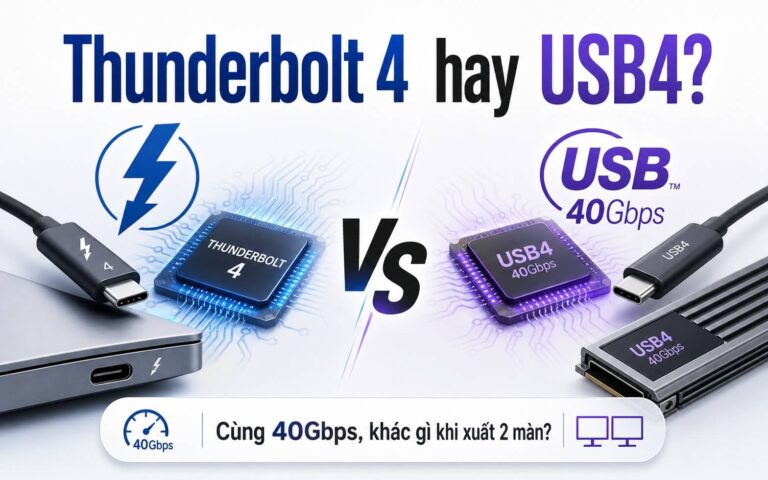 Thunderbolt 4 vs USB4 2026