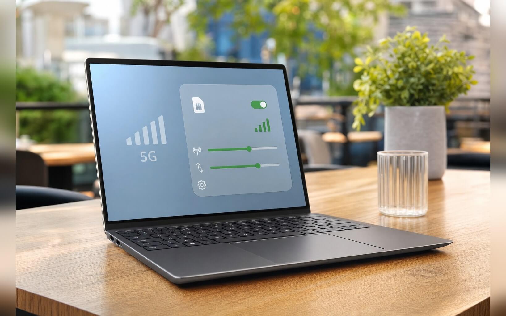 Đế cắm mở rộng cổng kết nối cho laptop doanh nghiệp Laptop bật eSIM 5G kết nối mạng di động không cần Wi-Fi
