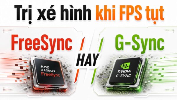 Chơi game bị xé hình trên laptop: chọn màn FreeSync hay G-Sync?