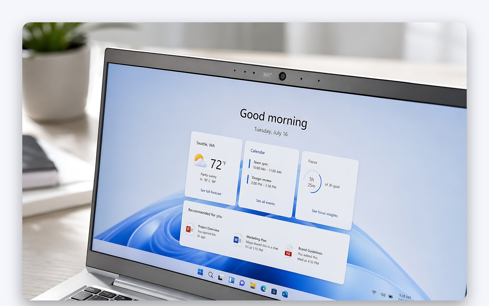 Dàn micro mảng đặt dọc viền màn hình laptop hội họp