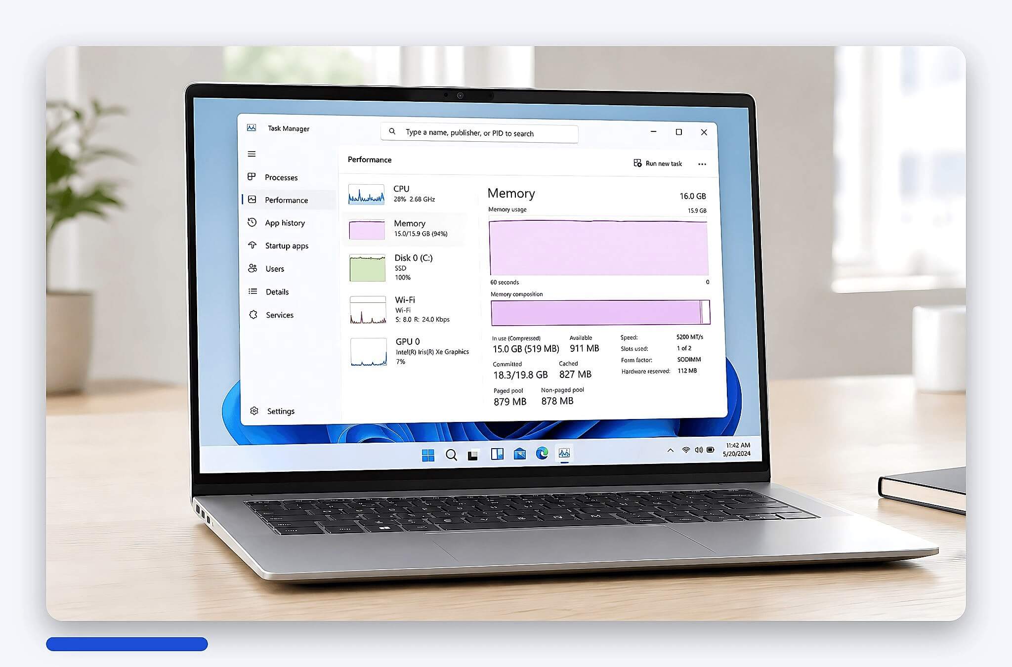 Kiểm tra RAM và ổ SSD trước khi quyết định nâng cấp phần cứng
