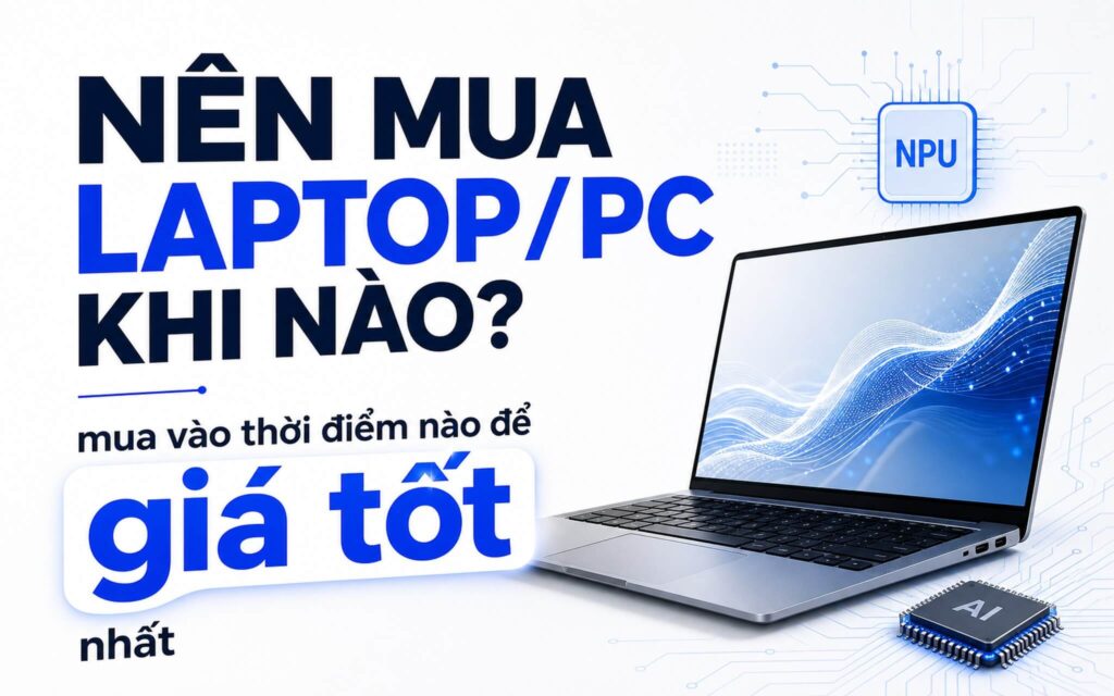 Laptop giảm giá thật hay giảm giá ảo: mua thời điểm nào để có giá tốt?