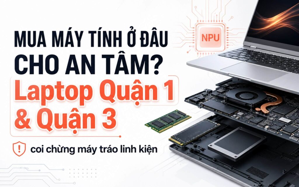 Mua laptop ở Quận 1, Quận 3: né 4 chiêu “móc túi” khách