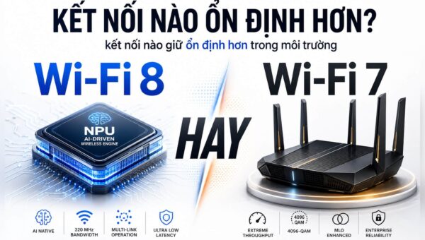 Wi-Fi 8 hay Wi-Fi 7 – Chuẩn nào giữ mạng ổn định khi đông thiết bị?