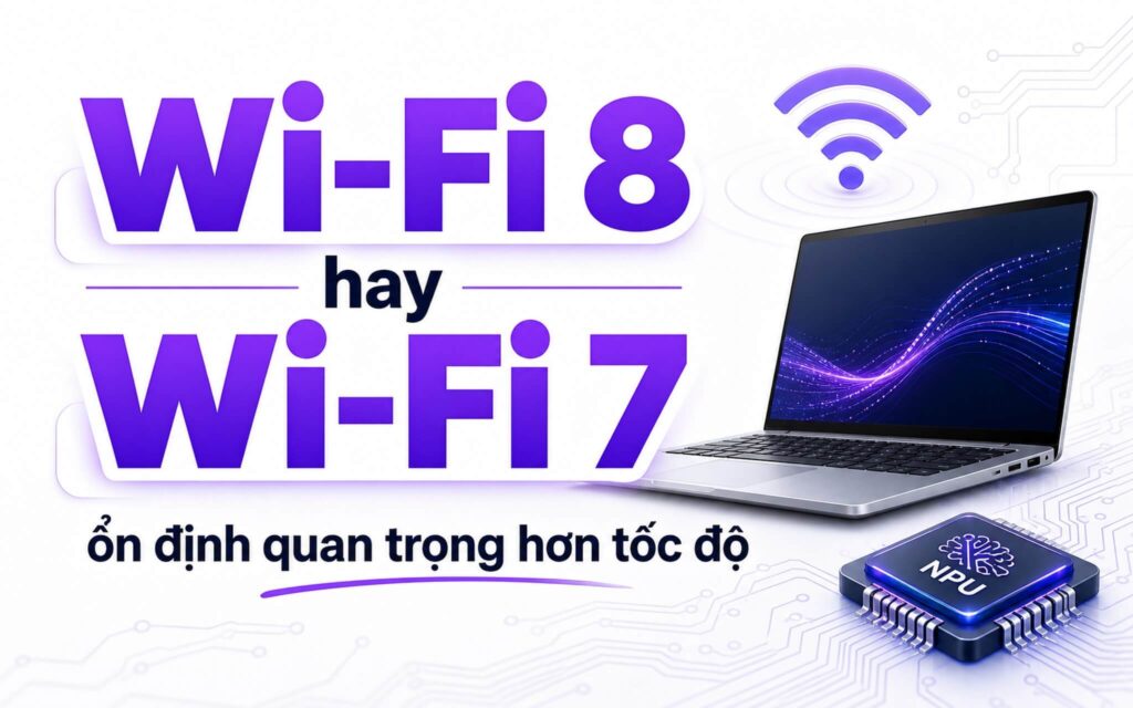 Wi-Fi 8 hay Wi-Fi 7: nên ưu tiên ổn định hay tốc độ?