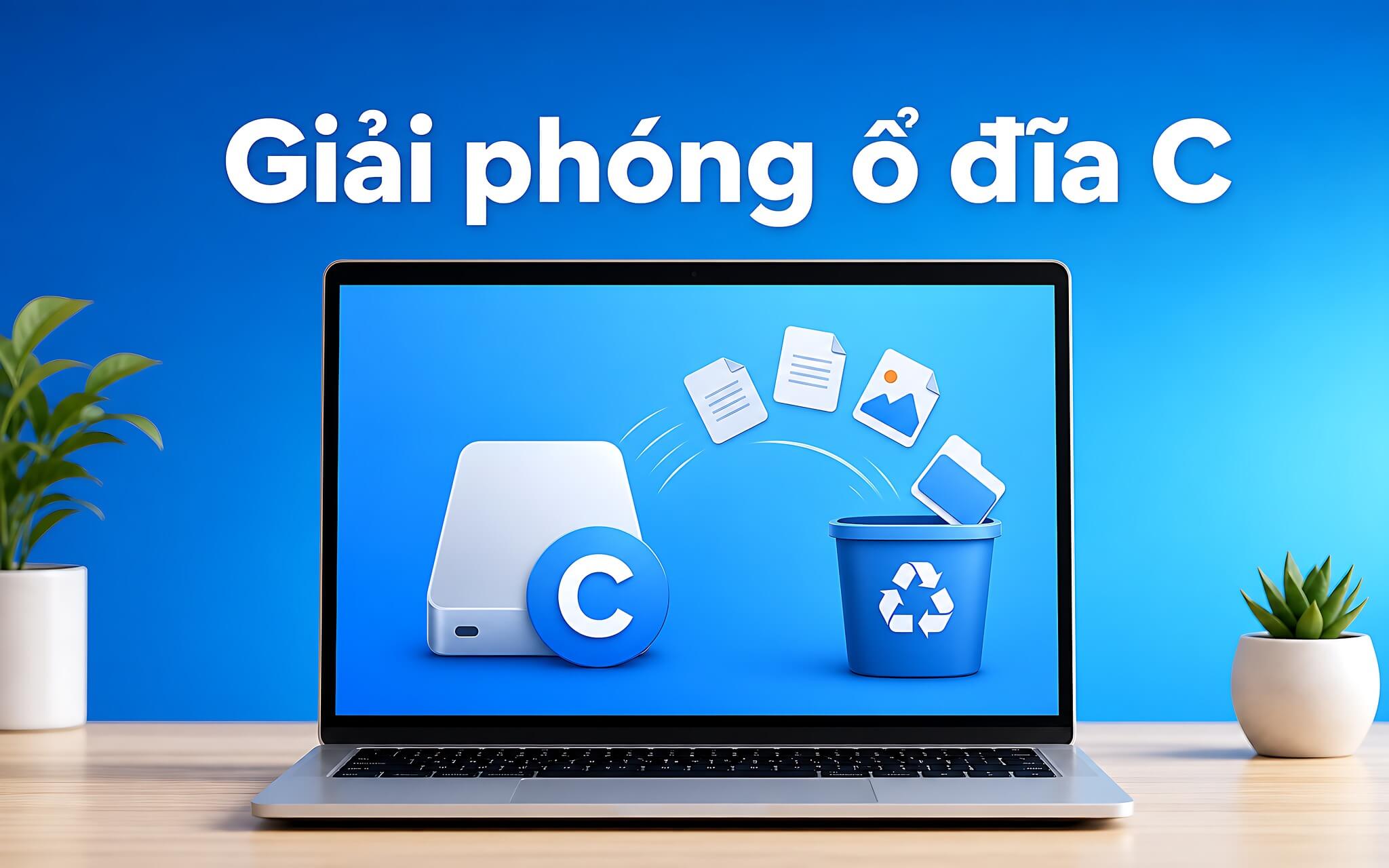 Giải phóng ổ đĩa C: Thao tác thực tế để dọn rác và giữ tệp hệ thống