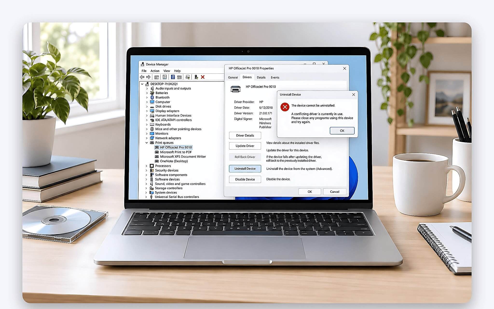 Xử lý lỗi Driver is unavailable trong Device Manager trên máy tính xách tay Xử lý lỗi Driver is unavailable trong Device Manager trên máy tính xách tay