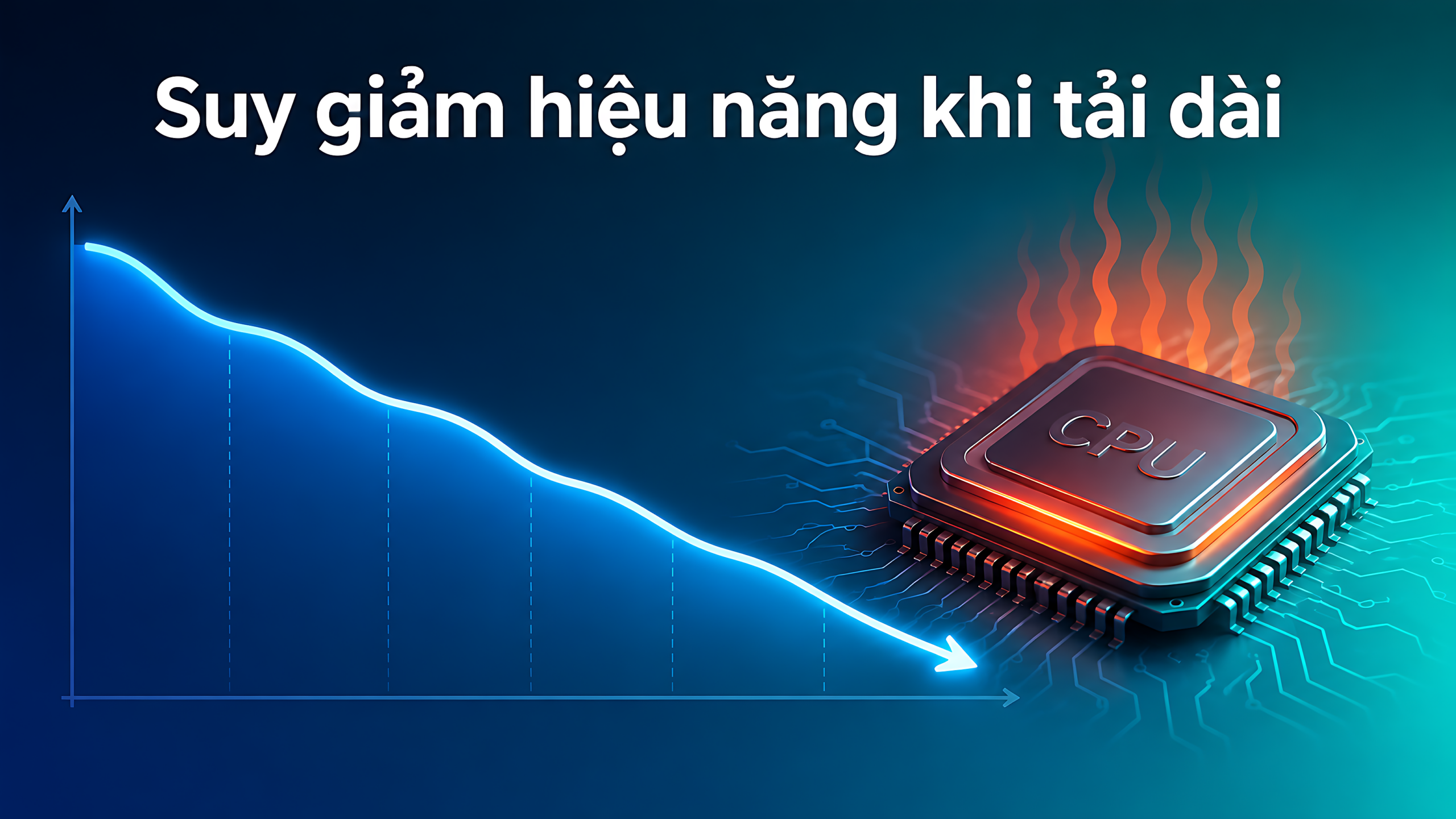 Cấu hình laptop mạnh vẫn suy giảm hiệu năng khi tải kéo dài vì tản nhiệt Cấu hình laptop mạnh vẫn suy giảm hiệu năng khi tải kéo dài vì tản nhiệt