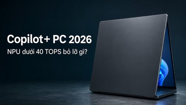 Sự thật về chuẩn Copilot+ PC 2026: NPU dưới 40 TOPS sẽ bỏ lỡ những tính năng nào?