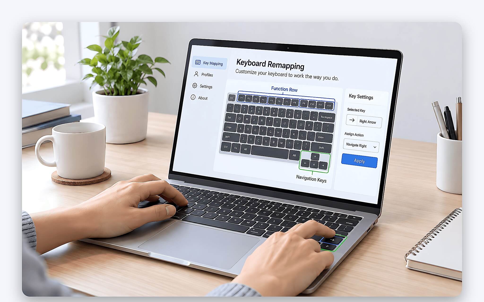Layout phím mũi tên nửa cỡ và hàng Fn dễ gõ nhầm Layout phím mũi tên nửa cỡ và hàng Fn dễ gõ nhầm