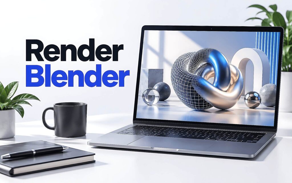 Render Blender trên laptop – Bật OptiX và Cycles để tận dụng card đồ họa