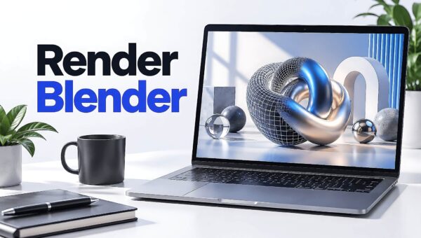 Render Blender trên laptop – Bật OptiX và Cycles để tận dụng card đồ họa