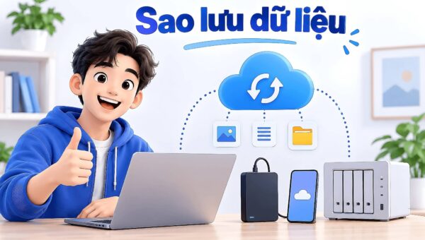 Sao lưu dữ liệu laptop đúng cách – File History, đám mây và ảnh hệ thống