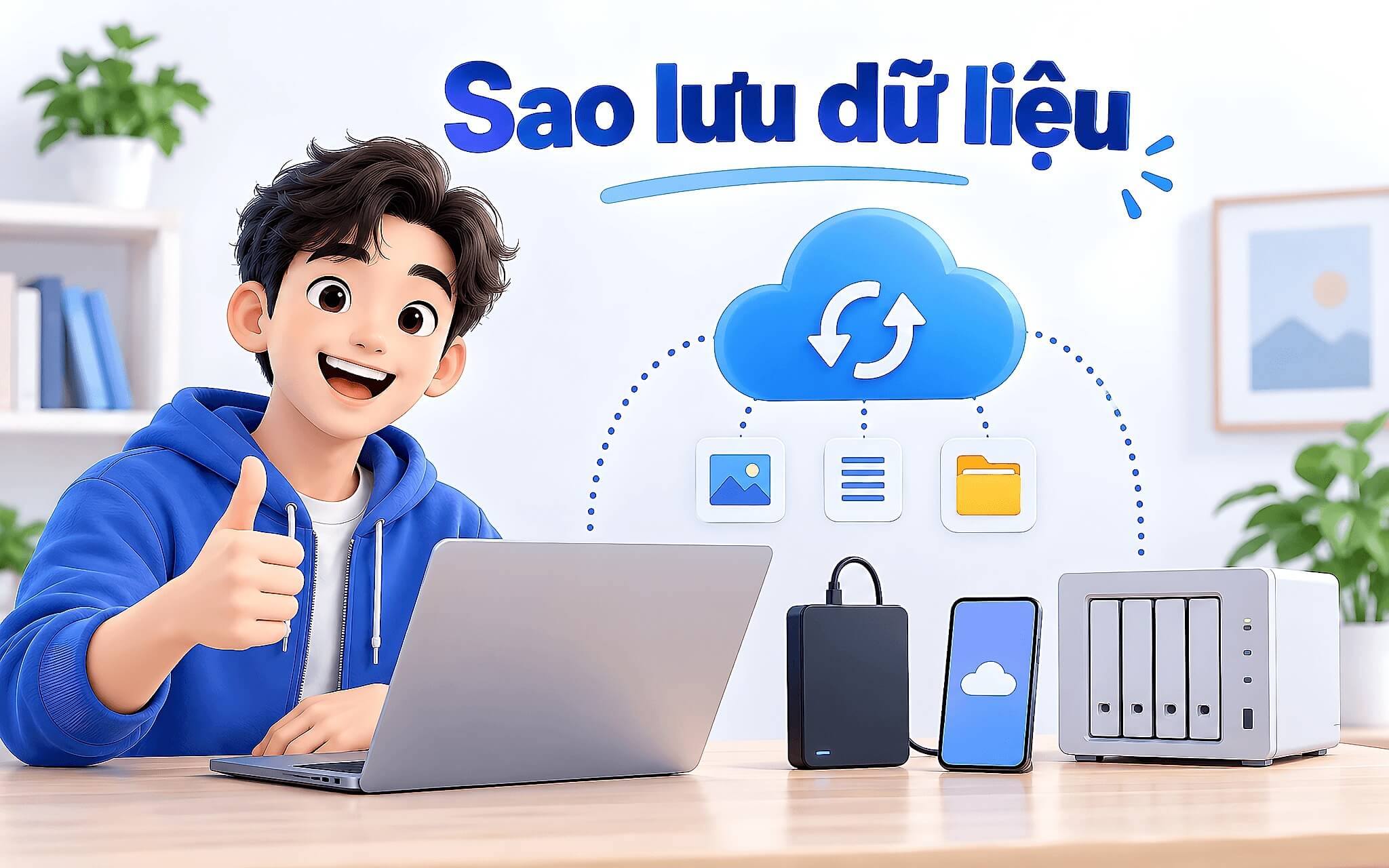 Sao lưu dữ liệu laptop đúng cách - File History, đám mây và ảnh hệ thống