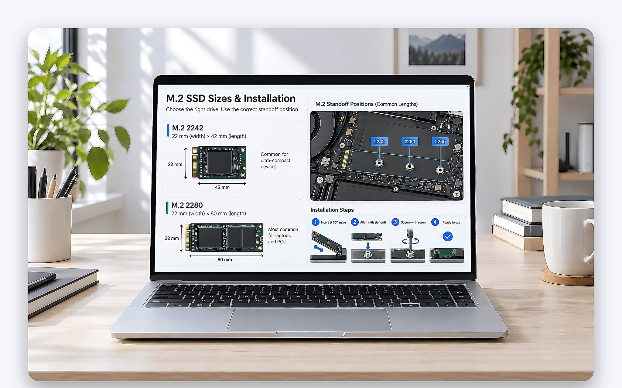 Bẫy 2242 và 2280 khi bạn tự nâng cấp ổ Bẫy 2242 và 2280 khi bạn tự nâng cấp ổ
