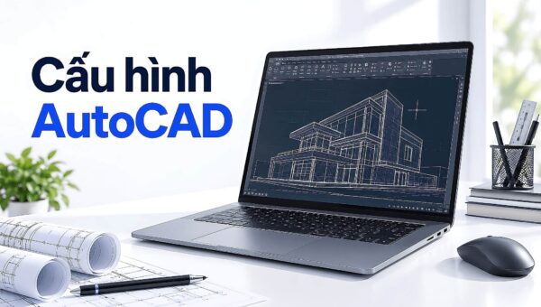 Vẽ AutoCAD mượt trên laptop – Lệnh GRAPHICSCONFIG và cách chọn RAM