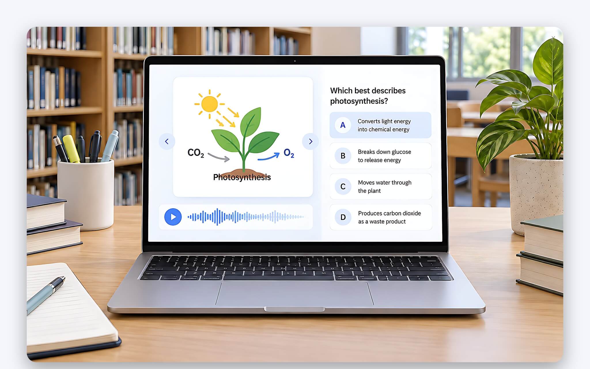 Ôn thi bằng AI với flashcard, quiz và Audio Overview trong NotebookLM