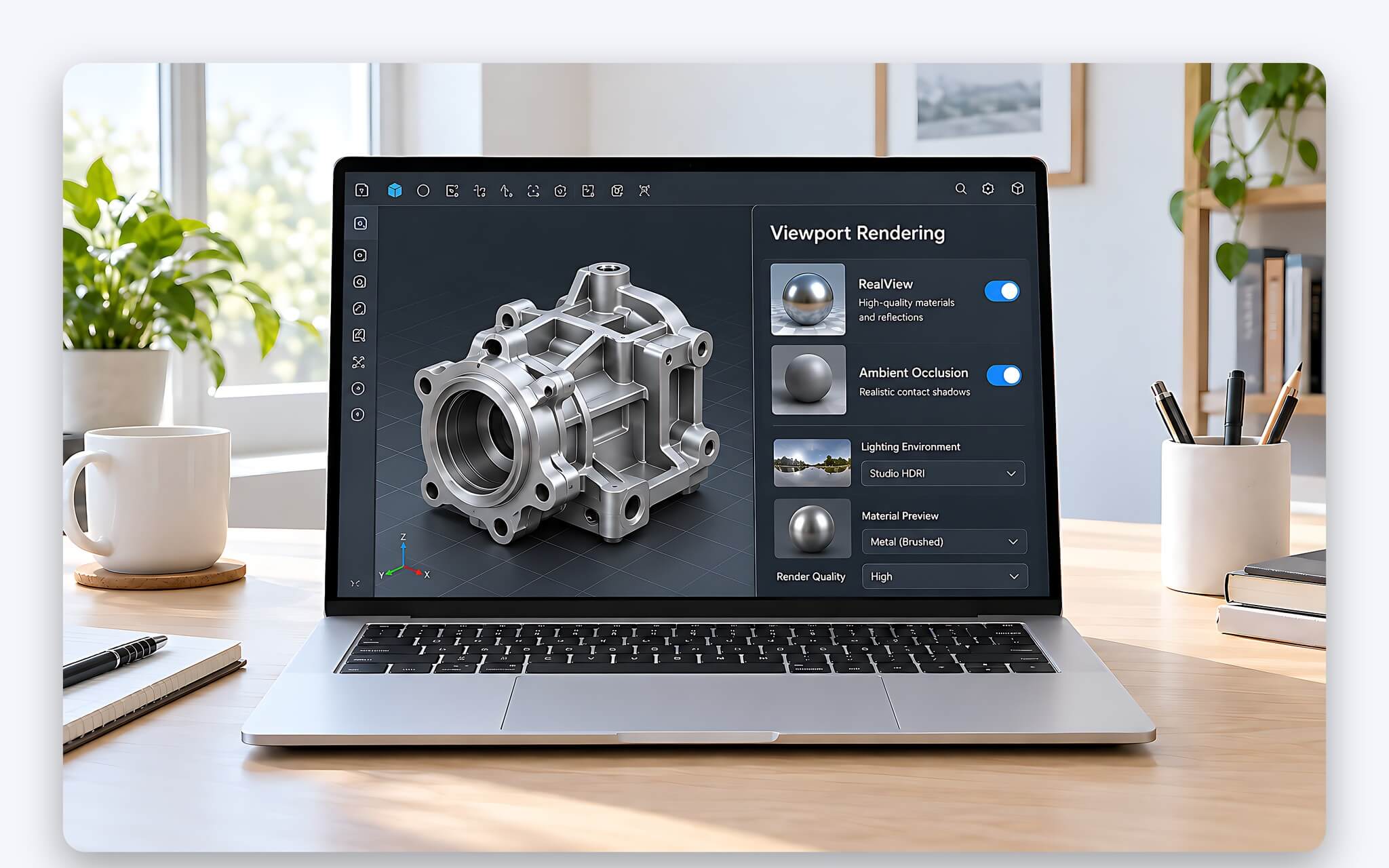 Card đồ họa được chứng nhận cho chế độ RealView trong SolidWorks